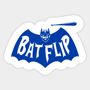 Batflip (Blue) Sticker